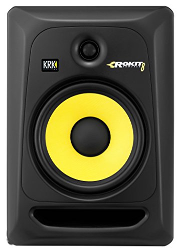 KRK RP8G3 ROKIT 8 G3 2-Way Powered Studio Monitor (Discontinued), Black, 8-Inch RP8G3NA